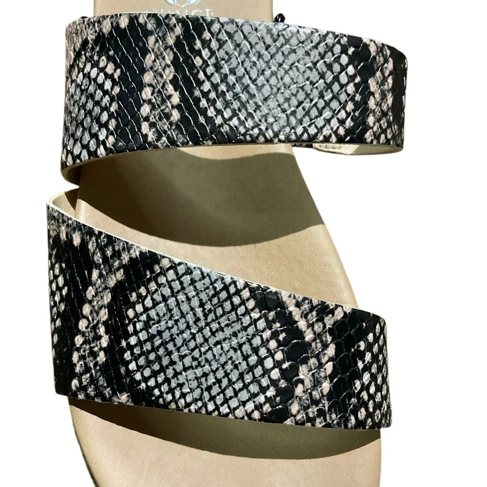 Vince Camuto VP Rynnnah Snake Print Espadrille Sandals Size 8.5